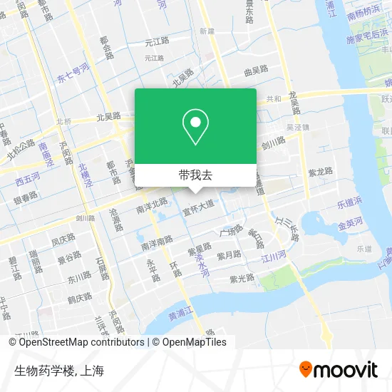 生物药学楼地图