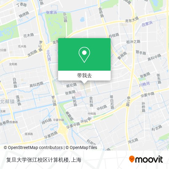 复旦大学张江校区计算机楼地图