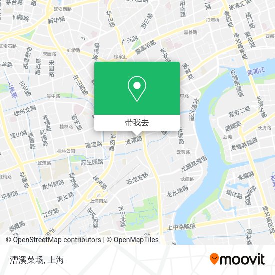 漕溪菜场地图