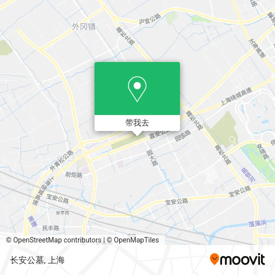 长安公墓地图