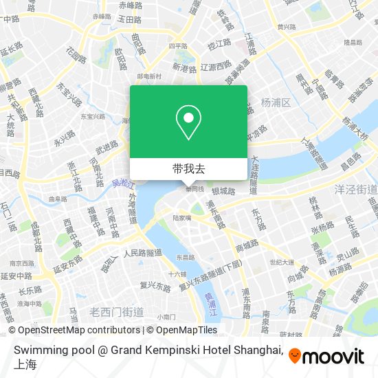 Swimming pool @ Grand Kempinski Hotel Shanghai地图