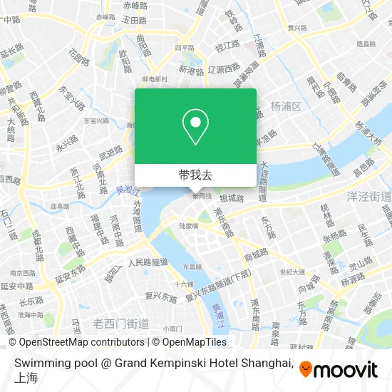 Swimming pool @ Grand Kempinski Hotel Shanghai地图