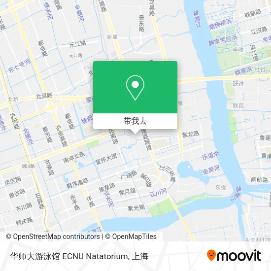 华师大游泳馆 ECNU Natatorium地图
