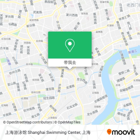 上海游泳馆 Shanghai Swimming Center地图