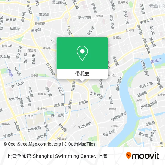 上海游泳馆 Shanghai Swimming Center地图
