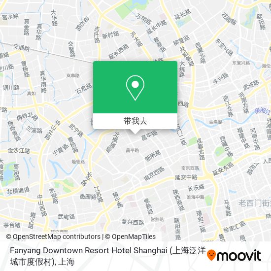 Fanyang Downtown Resort Hotel Shanghai (上海泛洋城市度假村)地图