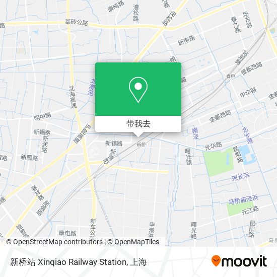 新桥站 Xinqiao Railway Station地图
