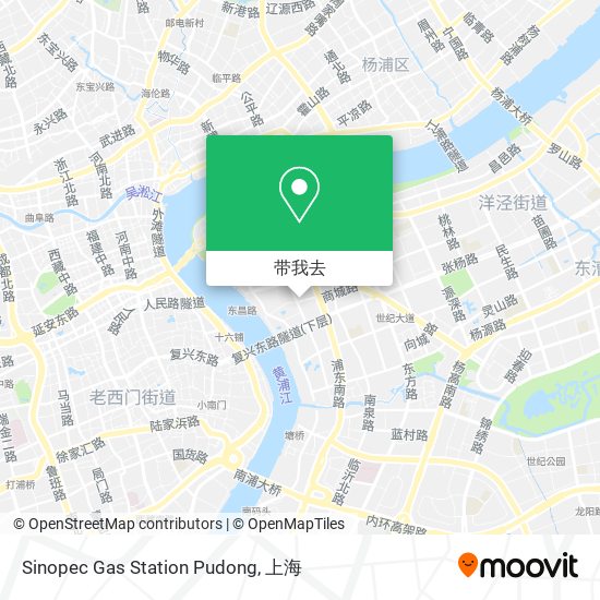Sinopec Gas Station Pudong地图