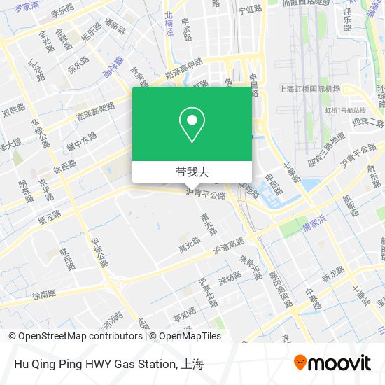 Hu Qing Ping HWY Gas Station地图
