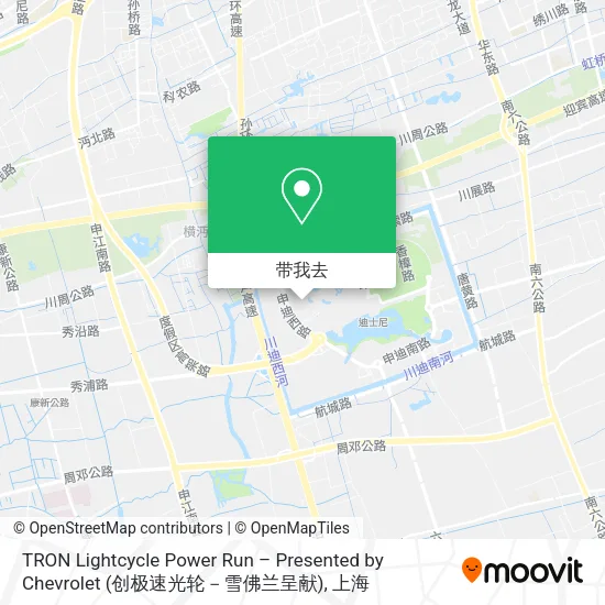 TRON Lightcycle Power Run – Presented by Chevrolet (创极速光轮－雪佛兰呈献)地图