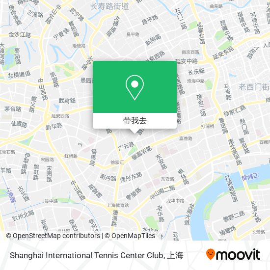 Shanghai International Tennis Center Club地图