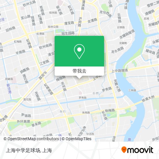 上海中学足球场地图