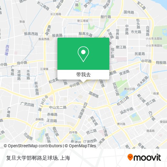 复旦大学邯郸路足球场地图