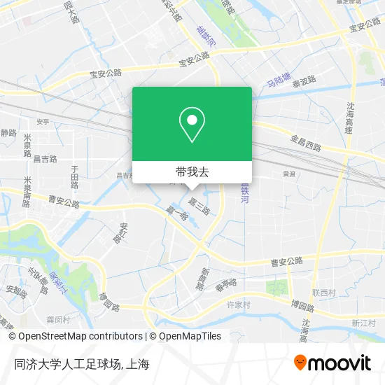 同济大学人工足球场地图