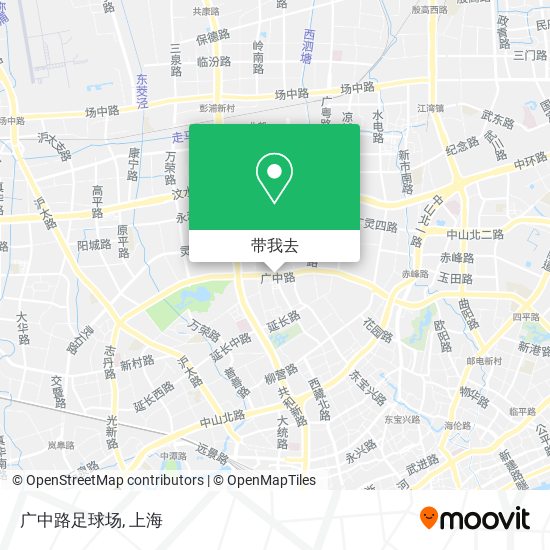 广中路足球场地图