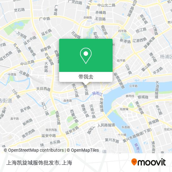 上海凯旋城服饰批发市地图