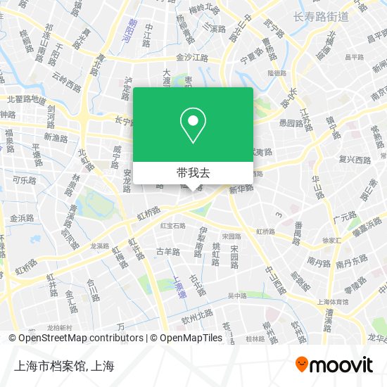 上海市档案馆地图