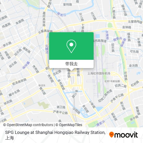 SPG Lounge at Shanghai Hongqiao Railway Station地图