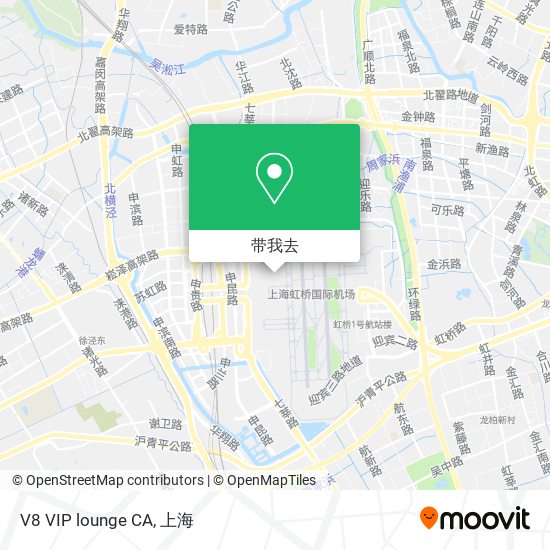 V8 VIP lounge CA地图