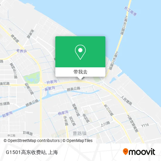G1501高东收费站地图