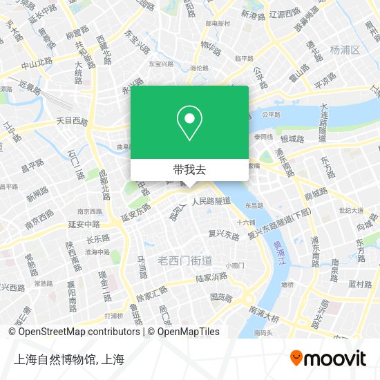 上海自然博物馆地图