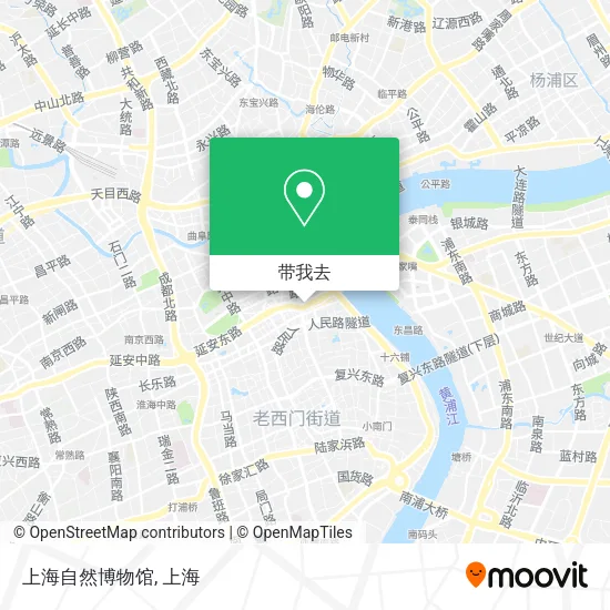 上海自然博物馆地图