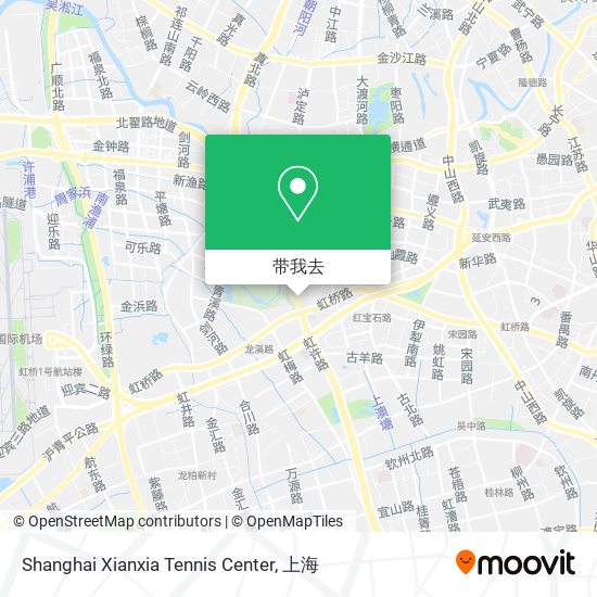 Shanghai Xianxia Tennis Center地图