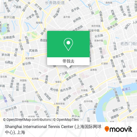 Shanghai International Tennis Center (上海国际网球中心)地图