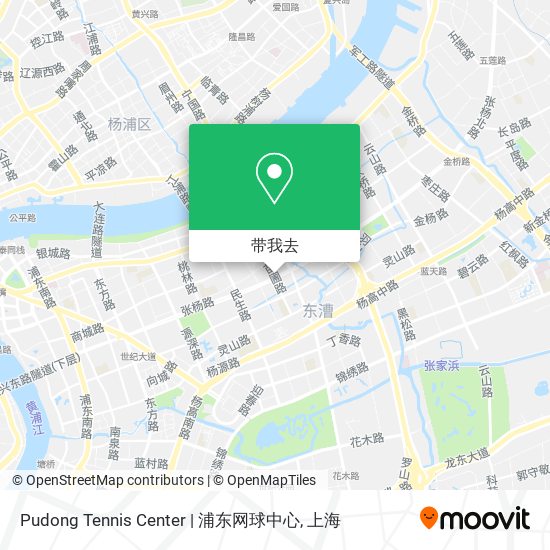 Pudong Tennis Center | 浦东网球中心地图