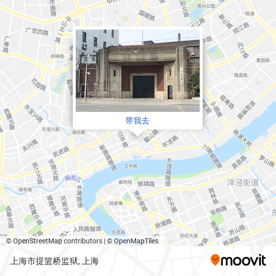 上海市提篮桥监狱地图
