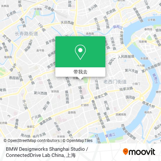 BMW Designworks Shanghai Studio / ConnectedDrive Lab China地图