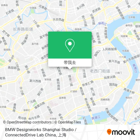 BMW Designworks Shanghai Studio / ConnectedDrive Lab China地图
