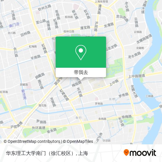 华东理工大学南门（徐汇校区）地图