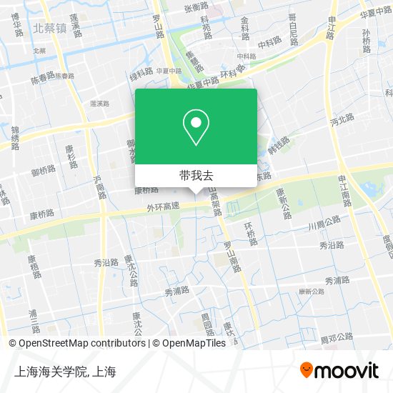 上海海关学院地图