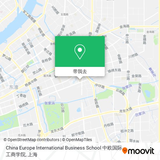 China Europe International Business School 中欧国际工商学院地图