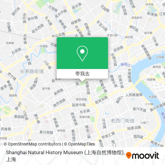 Shanghai Natural History Museum (上海自然博物馆)地图