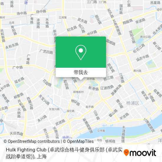 Hulk Fighting Club (卓武综合格斗健身俱乐部 (卓武实战跆拳道馆))地图