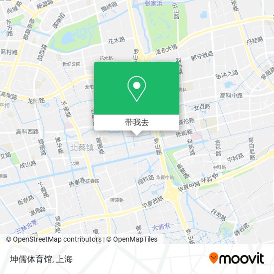 坤儒体育馆地图