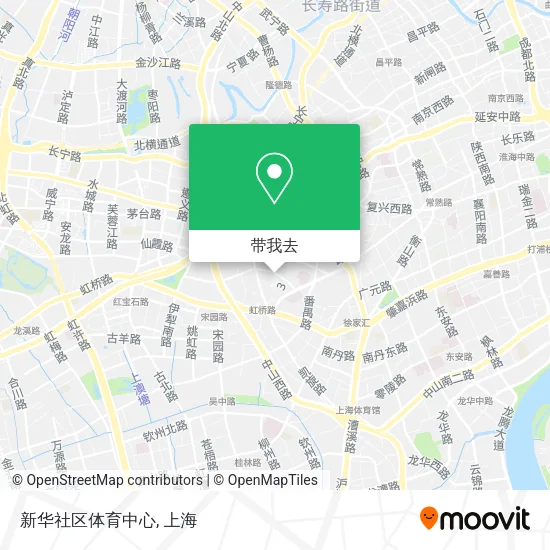 新华社区体育中心地图