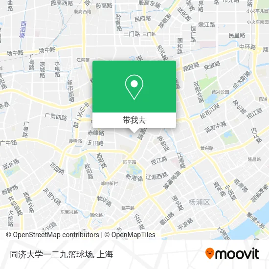 同济大学一二九篮球场地图