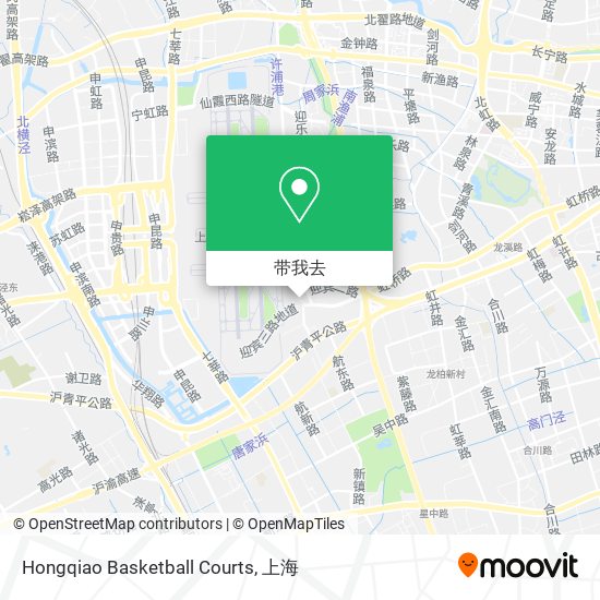 Hongqiao Basketball Courts地图