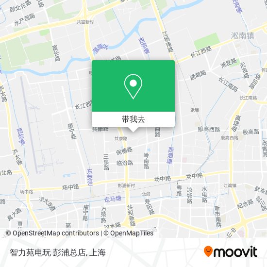智力苑电玩 彭浦总店地图
