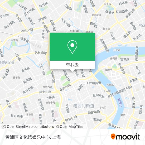黄浦区文化馆娱乐中心地图