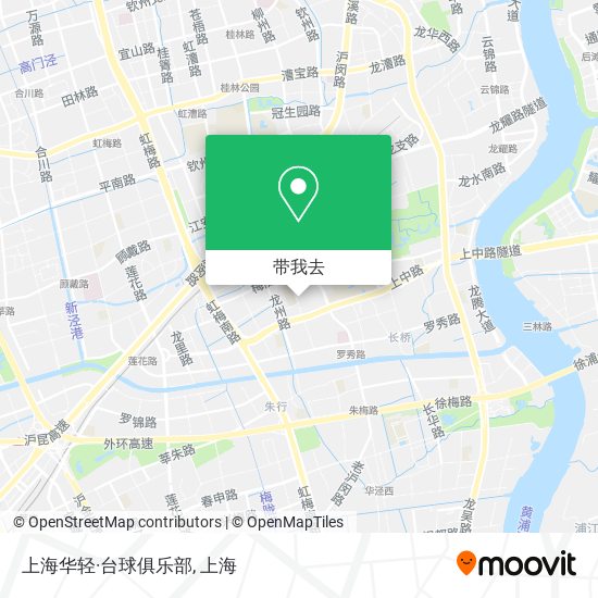 上海华轻·台球俱乐部地图