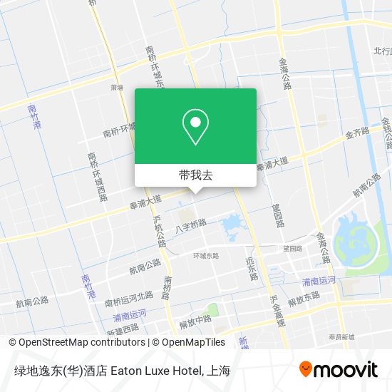 绿地逸东(华)酒店 Eaton Luxe Hotel地图