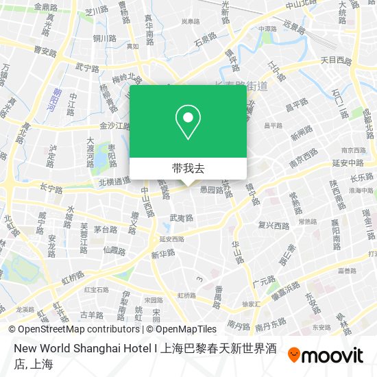 New World Shanghai Hotel I 上海巴黎春天新世界酒店地图