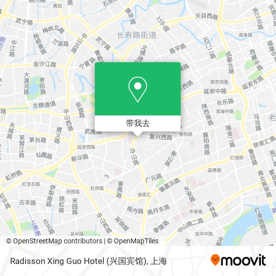 Radisson Xing Guo Hotel (兴国宾馆)地图