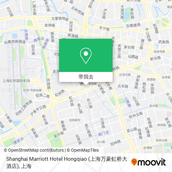 Shanghai Marriott Hotel Hongqiao (上海万豪虹桥大酒店)地图