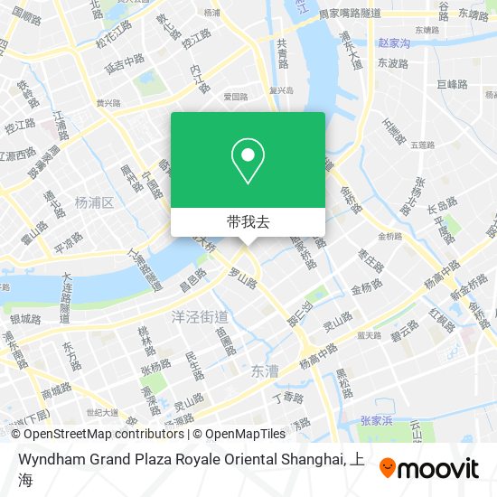 Wyndham Grand Plaza Royale Oriental Shanghai地图