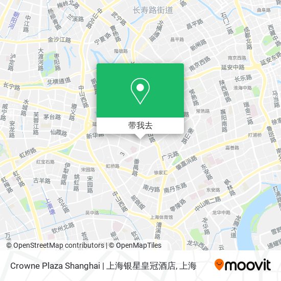 Crowne Plaza Shanghai | 上海银星皇冠酒店地图